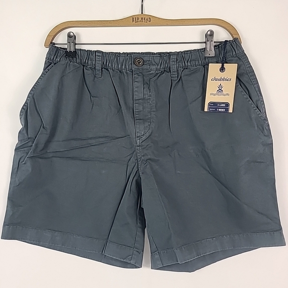 NEW Chubbies Men's The Musts Shorts Gray 7” Inseam Stretch Twill Chino Sz XL - Picture 1 of 5